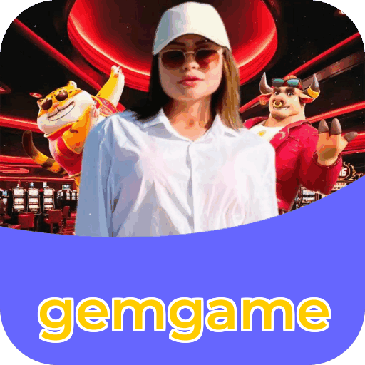 Plataforma gemgame mostrando interface moderna, jogos certificados e recursos de segurança licenciados